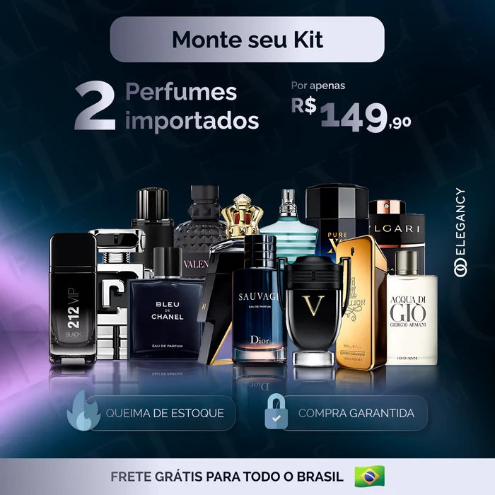 Monte Seu Kit Elegancy - 2 Perfumes Masculinos [100mL]