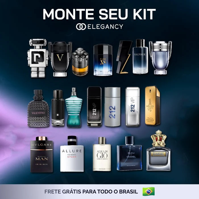 Monte Seu Kit Elegancy - 2 Perfumes Masculinos [100mL]